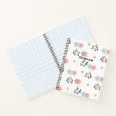 Niedlich Panda White Notebook Notizblock (Innenseite)