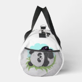 Niedlich Pandas individuelle Name Duffle Bag (Rechts)