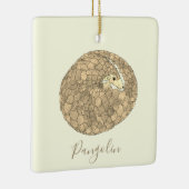 Niedlich Pangolin Keramikornament (Rechts)