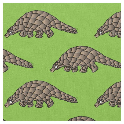 Niedlich Pangolins Kinder Cartoon Stoff (Nahaufnahme)