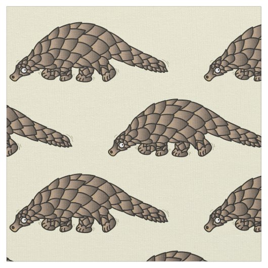 Niedlich Pangolins Kinder Cartoon Stoff (Nahaufnahme)