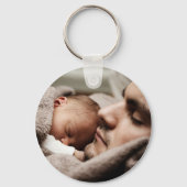 Niedlich Papa Ya Das beste Foto Schlüsselanhänger (Rückseite)