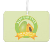 Niedlich Papa Ya Der schönste Obstladen zum Vater Autolufterfrischer (Rückseite)