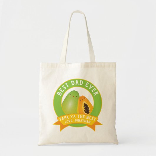 Niedlich Papa Ya Der schönste Obstladen zum Vater Tragetasche