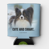 Niedlich Papillon Toy Spaniel Dog am Dock Dosenkühler (Vorderseite)