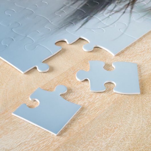 Niedlich Papillon Toy Spaniel Dog am Dock Puzzle (Seite)