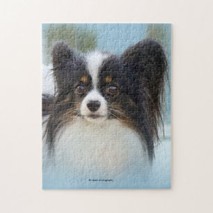 Niedlich Papillon Toy Spaniel Dog am Dock Puzzle