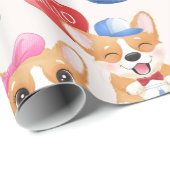 Niedlich Pappy Geschenkpapier (Rolleneckpunkt)