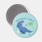 Niedlich Parasaurolophus Magnet (Vorderseite/Rückseite)