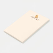 Niedlich Parrot Parakeet Bird Individuelle Name Post-it Klebezettel (angewinkelt)