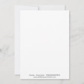 Niedlich - Party - Koala - Einladung (Rückseite)