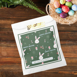 Niedlich Paste Grün Ostersonne Bläschen Geschenktütchen