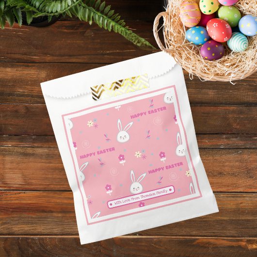 Niedlich Paste Pink Color Ostersonne Geschenktütchen