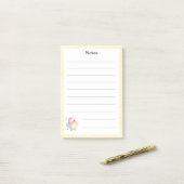Niedlich Pastel Baby Bird Notepad Post-it Klebezettel (Auf Schreibtisch)