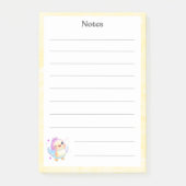Niedlich Pastel Baby Bird Notepad Post-it Klebezettel (Vorderseite)