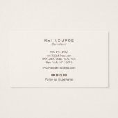 Niedlich Pastel Blue Floral Script Schriftart (Rückseite)