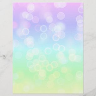 Niedlich Pastel Bokeh Gradient Scrapbook Paper