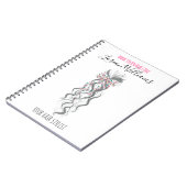 Niedlich Pastel Bride Wavy Friseur Friseur Salon B Notizblock (Linke Seite)