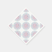 Niedlich Pastel Candy Kawaii Bunny Polka Dot Manda Serviette (Ecke)