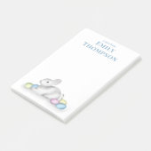 Niedlich Pastel Easter Bunny Einfache Klassik Mini Post-it Klebezettel (angewinkelt)