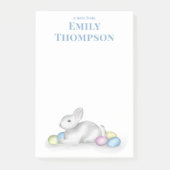 Niedlich Pastel Easter Bunny Einfache Klassik Mini Post-it Klebezettel (Vorderseite)