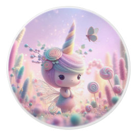 Niedlich Pastel Fairy Keramikknauf