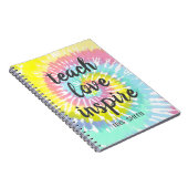 Niedlich Pastel Gefärbte Krawatte Lehrerin Wertsch Notizblock (Rechte Seite)