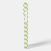 Niedlich Pastel Green Gingham Pattern Case-Mate iPhone Hülle (Rückseite / Links)