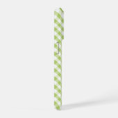 Niedlich Pastel Green Gingham Pattern iPhone Hülle (Rechte Seite)