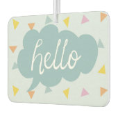 Niedlich Pastel Hello Autolufterfrischer (Links)