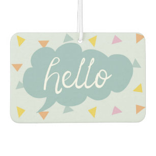 Niedlich Pastel Hello Autolufterfrischer
