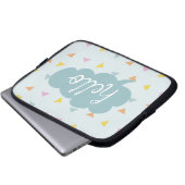 Niedlich Pastel Hello Laptopschutzhülle (Vorne Knopf)