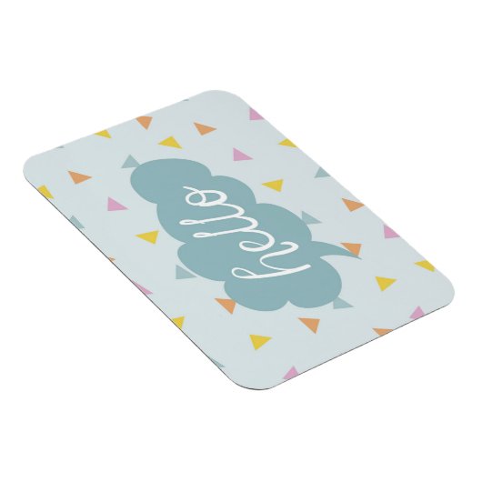 Niedlich Pastel Hello Magnet (Rechte Seite)