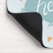 Niedlich Pastel Hello Mousepad (Ecke)