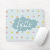 Niedlich Pastel Hello Mousepad (Mit Mouse)