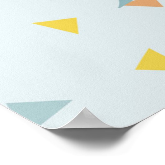 Niedlich Pastel Hello Poster (Ecke)