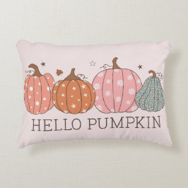 Niedlich Pastel Hello Pumpkin Dekokissen