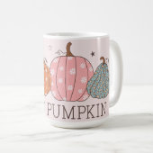 Niedlich Pastel Hello Pumpkin Kaffeetasse (VorderseiteRechts)