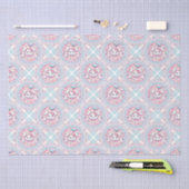Niedlich Pastel Kawaii Bunny Dot Mandala Diamond T Seidenpapier (Handwerk)