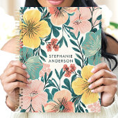 Niedlich Pastel Modern Floral Girl Individuelle Na Planer