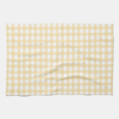 Niedlich Pastel Orange Gingham Geschirrtuch (Horizontal)