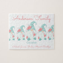 Niedlich Pastel Personalisiert Weihnachten Gnome E