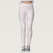 Niedlich Pastel Pink Bokeh Leggings (Vorderseite)