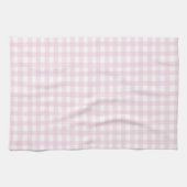 Niedlich Pastel Pink Gingham Geschirrtuch (Horizontal)