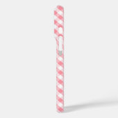 Niedlich Pastel Pink Gingham Pattern Case-Mate iPhone Hülle (Rückseite / Links)