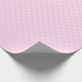Niedlich Pastel Pink Halftone Gradient Girly Geschenkpapier (Ecke)