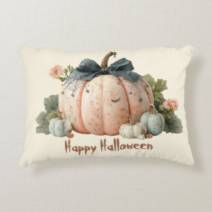 Niedlich Pastel Pumpkin Happy Halloween Dekokissen