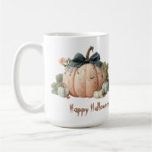 Niedlich Pastel Pumpkin Happy Halloween Kaffeetasse (Links)