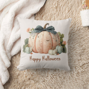 Niedlich Pastel Pumpkin Happy Halloween Kissen