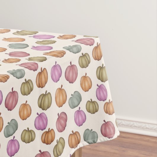 Niedlich Pastel Pumpkin Pastel Muster Party Tischdecke (Beispiel)